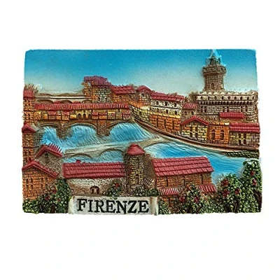 Image of 3D Firenze Florence Italy fridge magnet,Home &amp; kitchen decoration magnetic sticker， refrigerator magnet travel souvenir gift