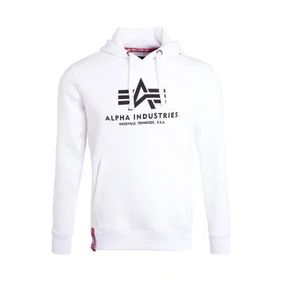 Image of Alpha Industries Hoodie, Men&#039;s, Size: 3XL, White