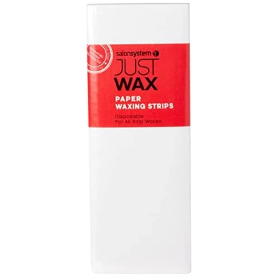 Image of Salon System Just Wax Paper Waxing Strips Pack of 100