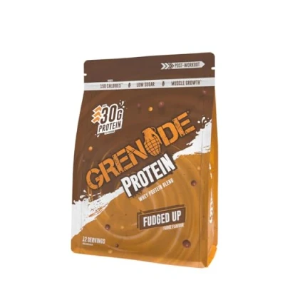 Image of Grenade Whey Blend High Protein Powder, Low Sugar with 30g per Serving, (12 Servings) Fudged Up, 480 g (Pack of 1)