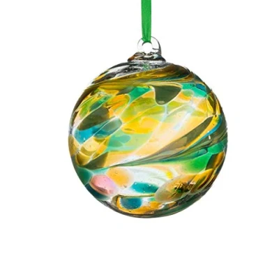 Image of Sienna Glass August Birthstone Friendship Ball Peridot, 11 x 14 cm