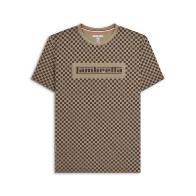 Image of Lambretta Mens Tone T Shirt Tee Top Lichen/Java M