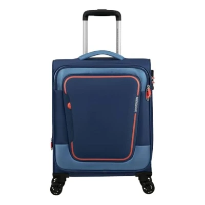Image of American Tourister PULSONIC, Blue (Combat Navy), 55 cm, Spinner S (55 cm 17 oz)