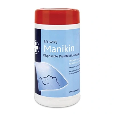 Image of Reliance Medical Reliwipe 200 Disposable Manikin Wipes