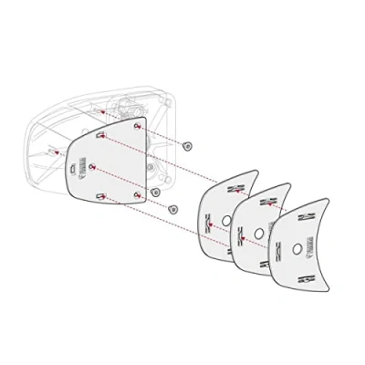 Image of Fiamma Safe Door Spacer Kit in Grey 08230 01G