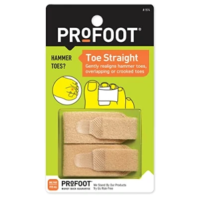 Image of PROFOOT Toe Straight Hammertoe Wrap, 1 Pair