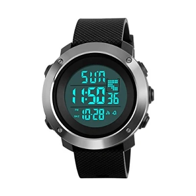 Image of SKMEI Extra Large Display Digital Watch 50m Sports Stopwatch &amp; Alarm UK 1267