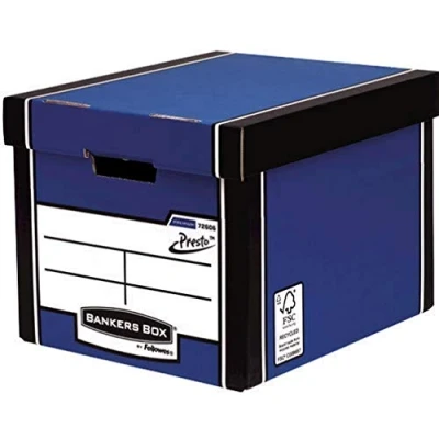 Image of Bankers Box Premium 726 Tall Storage Blue, Pack of 10