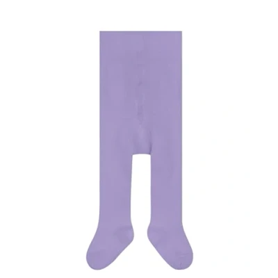 Image of FALKE Unisex Baby Family B Ti Sustainable Cotton Plain 1 Pair Tights, Purple Light Lilac 6819, 6 months