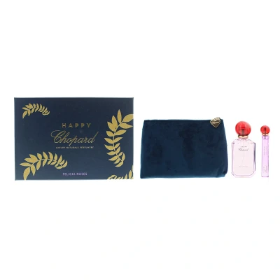 Image of Chopard Happy Felicia Roses Gift Set 100ml EDP + 10ml Pouch