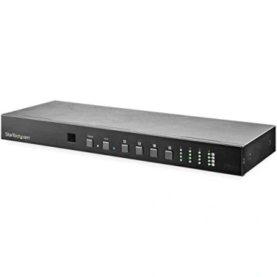 Image of StarTech.com 4x4 HDMI Matrix Switch with Audio and Ethernet Control 4K 60Hz Video Rack Mount 2.0 Splitter Remote (VS424HD4K60)