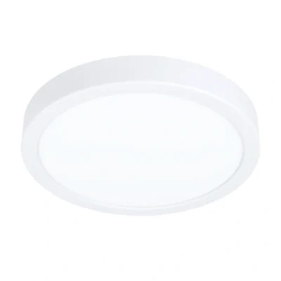 Image of Eglo LED Outdoor Ceiling Light Argolis 2, outsode lamp for Wall and Ceiling, Porch Lighting Made of White Metal Plastic in White, Warm IP44, ⌀ 28.5 cm