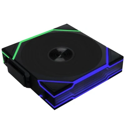 Image of Lian Li UNI Fan TL Wireless PC 120mm RGB Gaming White PWM 26 ARGB LEDs Up to 2,600 RPM Daisy Chain High Airflow Low Vibration Silent Infinity Mirror
