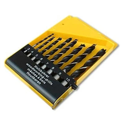 Image of Toolzone 8 Piece Budget Wood Drill Set