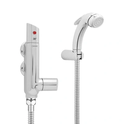 Image of Deva Methven Bidet Douche Shattaf and Thermostatic Valve Kit Chrome (BDVVERT)