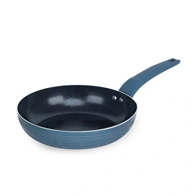 Image of URBN CHEF Diamond Ceramic Teal Blue Induction Cooking Saucepans Frying Pans Pots (28cm Pan)