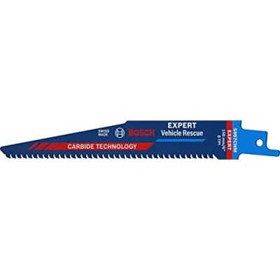 Image of Bosch Professional 10x Expert ‘Vehicle Rescue’ S 957 CHM Reciprocating Saw Blade (for Glass, Tough steel, Length 150 mm, Accessories Saw)