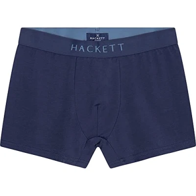 Image of Hackett London Men&#039;s Hkt Modal Tk Trunks, Blue (Navy), M