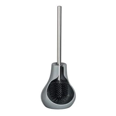 Image of WENKO Ceramic Toilet Set Drop neo Grey, 40 x 13.5 14 cm