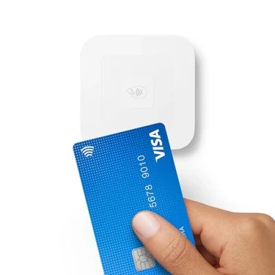 Image of Square Bluetooth contactless card Reader (2nd generation) Take &amp; payments accepts Chip PIN, Debit and Credit Cards, Apple Google Pay