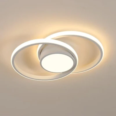 Image of Comely LED Ceiling Light, Bedroom Lamp, 42W 4800LM, Warm White 3000K, Rond Modern Light for Living Room Kitchen, Dia 40cm