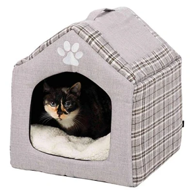 Image of Trixie Silas Cuddly Cave, 40 x 45 cm, Grey/Cream