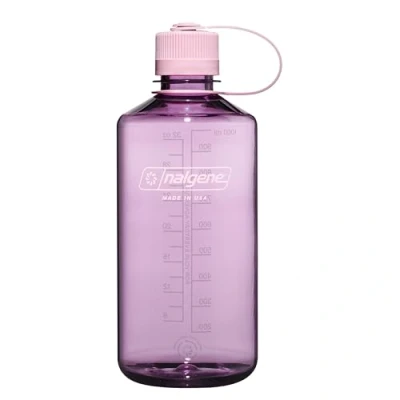 Image of Nalgene Sustain Tritan BPA Free Water Bottle Made with Material Derived from 50% Plastic Waste, 32 OZ, Narrow Mouth, Cherry Blossom
