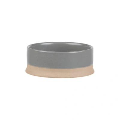 Image of Scruffs Scandi Non Tip Stoneware Pet and Water Dog Food Bowl 20 cm x 7 Grey