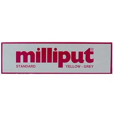 Image of 4 X Milliput Standard Yellow Grey 113.4g Pack