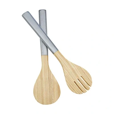 Image of Premier Housewares 1104679 Salad Servers, Bamboo