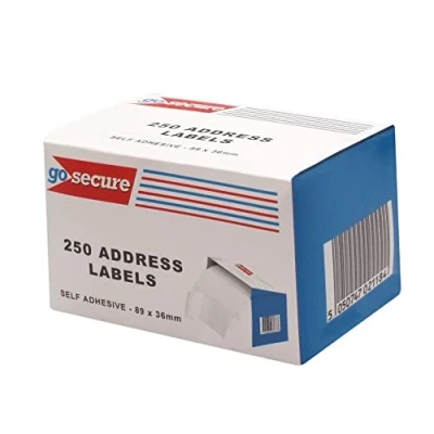 Image of GoSecure 250 Address Labels (Pack of 1500) PB02278