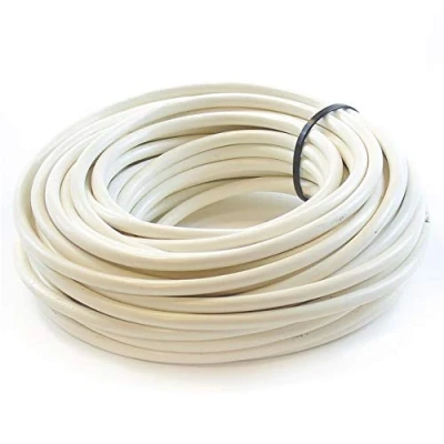 Image of Ali&#039;s DIY 2 Core Round White Flex Flexible Cable 1 MM 20 metre Cut Length