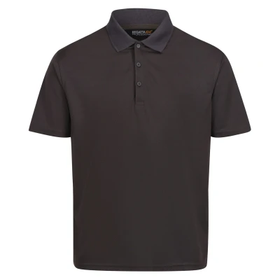 Image of Regatta Mens Pro Moisture Wicking Polo Shirt (Seal Grey) Size X Small