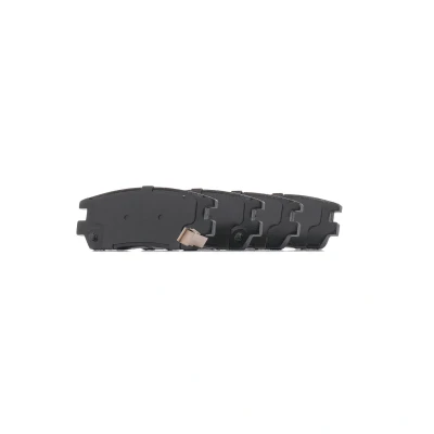 Image of 9H0M012, MB858463, MN102623, MR205269, MR389571 Brake pad set BLUE PRINT ADC44243 Rear Axle with acoustic wear warning