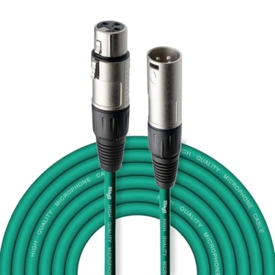 Image of Stagg SMC6 CGR 6 m XLR to Microphone Cable Green