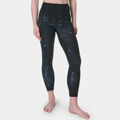 Image of Sweaty Betty Super SOFT 7/8 YOGA Leggings Leggings, Women&#039;s, Size: XS, Blue tundra