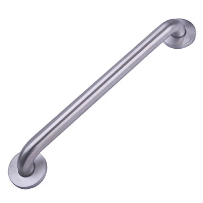 Image of Amazon Basics Bathroom Handrail Grab Bar, 0.46 m Length, 0.03 Diameter, Stainless Steel