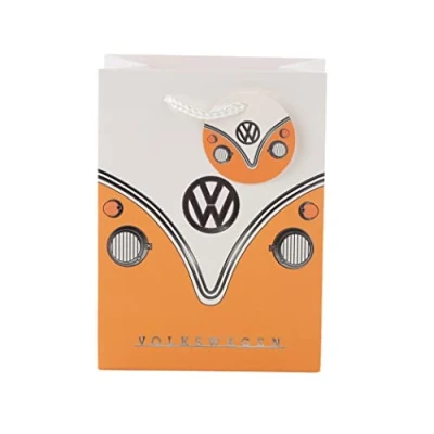 Image of Puckator Sac Cadeau Volkswagen Van Bus Estate VW T1 (Moyen) Birthday Bags, Multicoloured (GBAG74B)