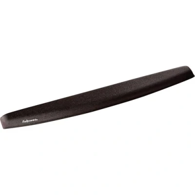 Image of Fellowes Memory Foam Keyboard Wrist Rest Ergonomic Support for Computer Laptop and Home Office Black Standard