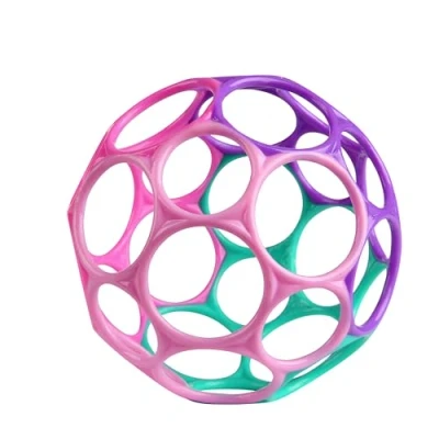 Image of Bright Starts Oball Classic Easy Grasp Toy Pink/Purple
