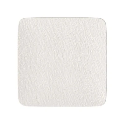 Image of Villeroy &amp; Boch Manufacture Rock Blanc Square Serving Plate/Gourmet Plate