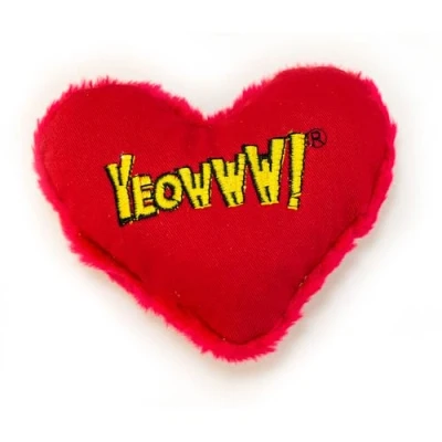 Image of YEOWWW Heart Attack Cat Toy, clear