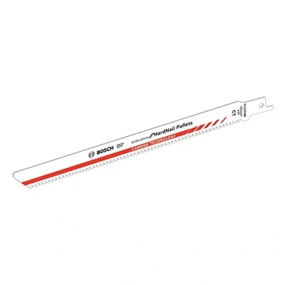 Image of Bosch Professional 100 pieces sabre saw Blade S 1122 CHM Endurance for HardNail Pallets (Length 225 mm, accessories)