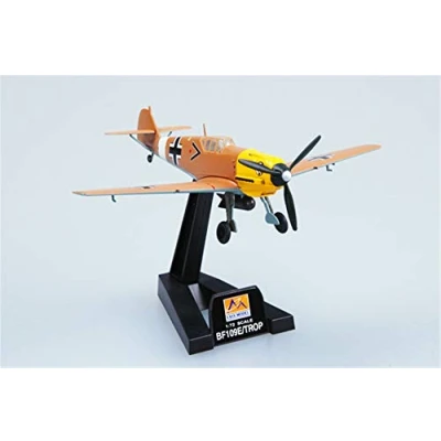 Image of Easy Model WWII German Messerschmitt Bf 109E JG27 tropical 1/72 diecast plane