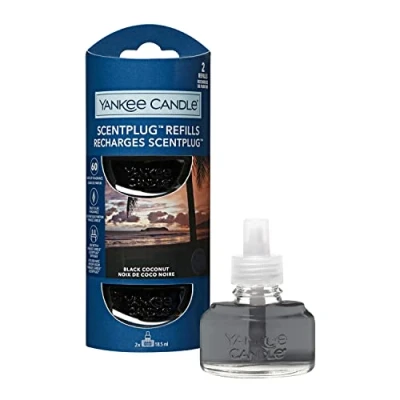 Image of Yankee Candle ScentPlug Fragrance Refills Black Coconut Plug in Air Freshener Oil Up to 60 Days of 2 Count
