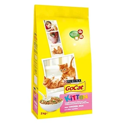 Image of Go Cat Complete Kitten with Chicken, Milk &amp; Vegetables (2Kg)