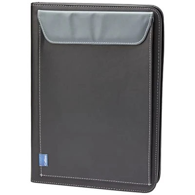 Image of Collins 7021 Conference Ringbinder Folder with External Pocket,Black