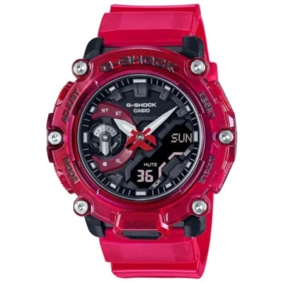 Image of Casio Unisex Adults Analogue Digital Quarz Watch with Plastic Strap GA 2200SKL 4AER
