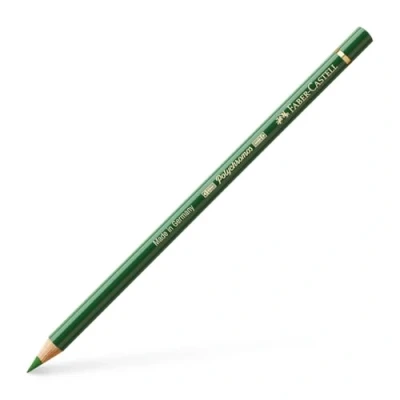 Image of Faber Castell Art &amp; Graphic Polychromos Colour Pencil, (167), Permanent Green Olive, For Art, Craft, Drawing, Sketching, Home, School, University, Colouring