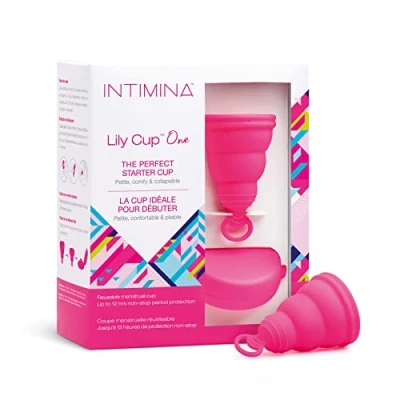 Image of Intimina Lily Cup One The Collapsible Menstrual for Beginners, Period Teens